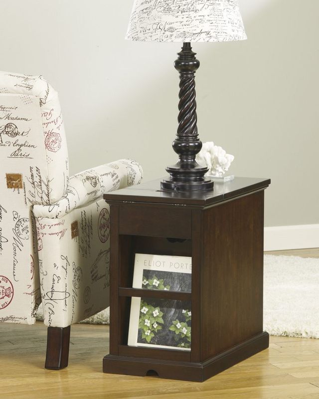 Signature Design by Ashley® Laflorn Dark Brown Chairside End Table 13