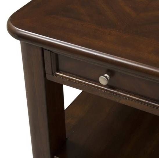 Liberty Wallace Dark Toffee Chair Side Table 3