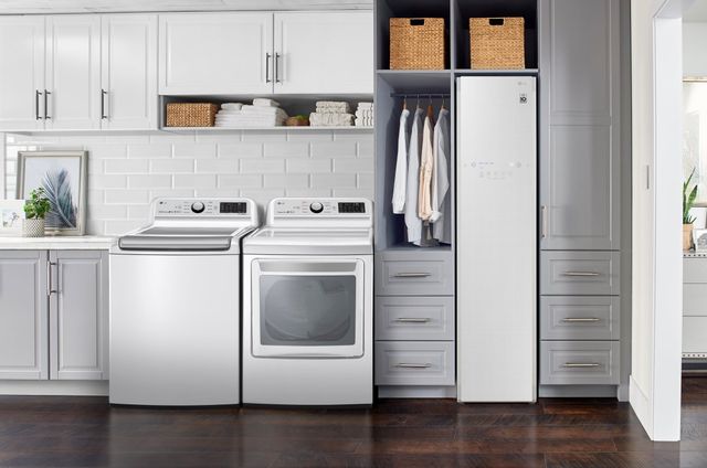 LG 7.3 Cu. Ft. White Front Load Electric Dryer 7