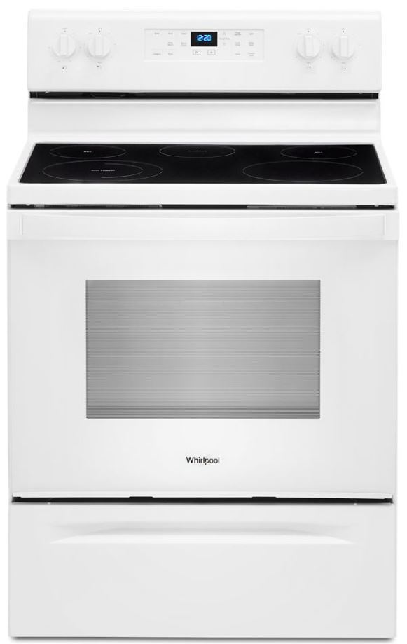 whirlpool electric range top