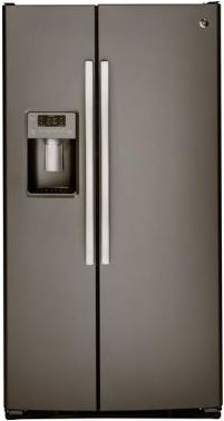 GE® 23.2 Cu. Ft. Slate Side-By-Side Refrigerator