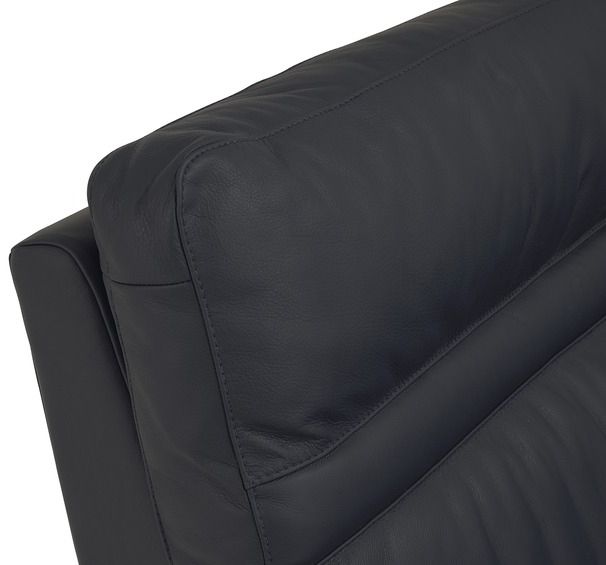 Palliser® Furniture Leo Black Power Reclining Sectional with Power Headrests and Lumbar 1