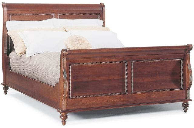 Durham Furniture Savile Row Victorian Mahogany Queen Sleigh Bed