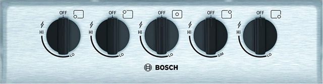 Bosch 500 Series 36" Stainless Steel Gas Cooktop 5