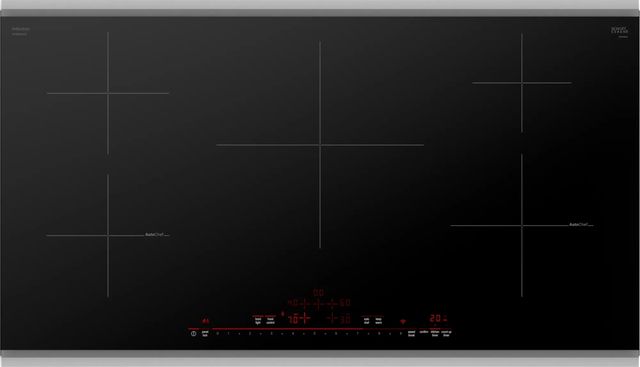 Bosch 800 Series 36" Black/Stainless Steel Induction Cooktop