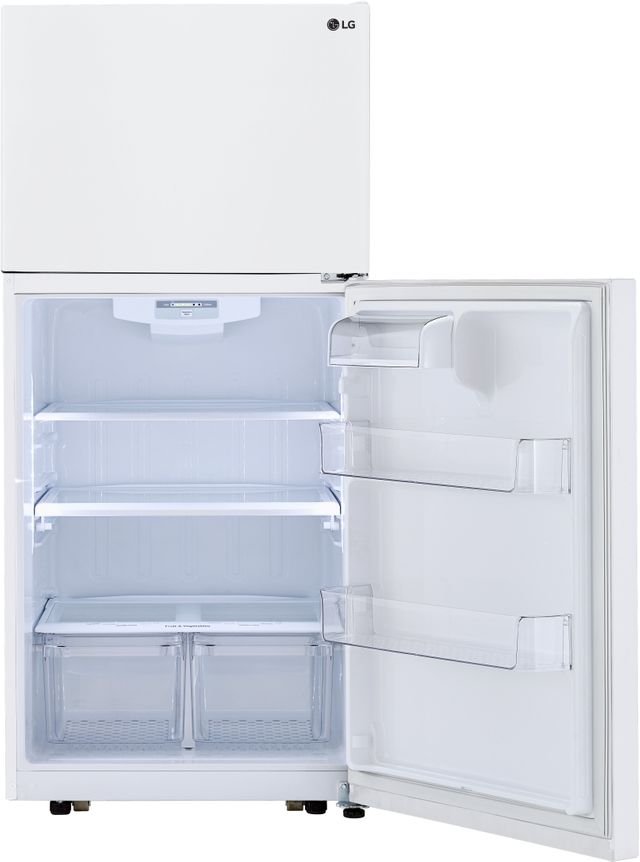 LG 20.20 Cu. Ft. Smooth White Top Freezer Refrigerator 2