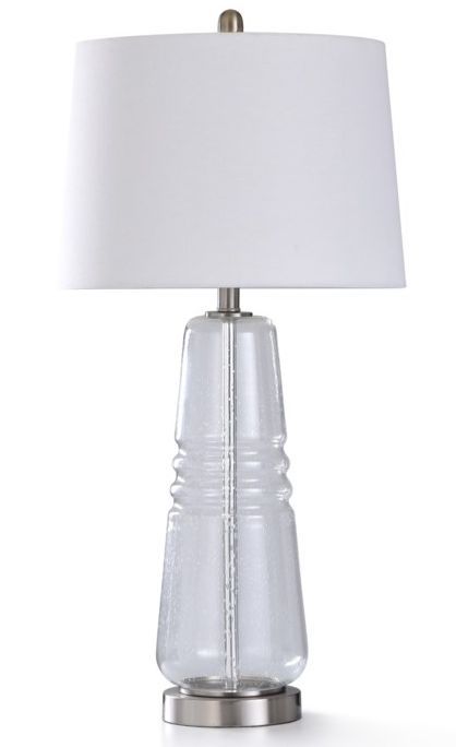 Stylecraft Clear Seeded Table Lamp-0
