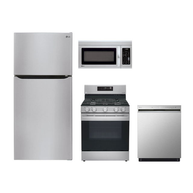 4 Piece LG Stainless Steel Kitchen Package