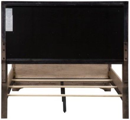 Liberty Sun Valley Sandstone King Upholstered Headboard & Panel Footboard-3