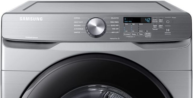Samsung 6000 Series 7.5 Cu. Ft. Platinum Front Load Gas Dryer 1