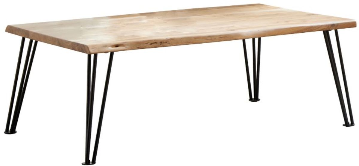 black hairpin coffee table