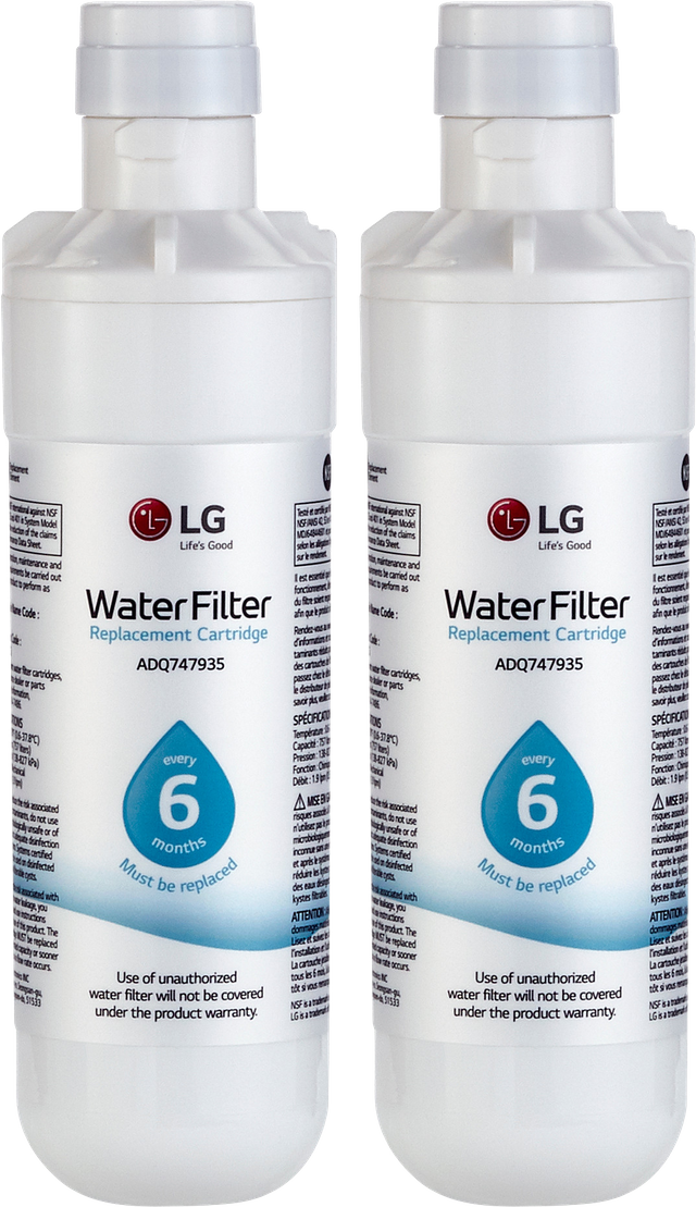 LG Replacement Refrigerator Water Filter 2-Pack-0