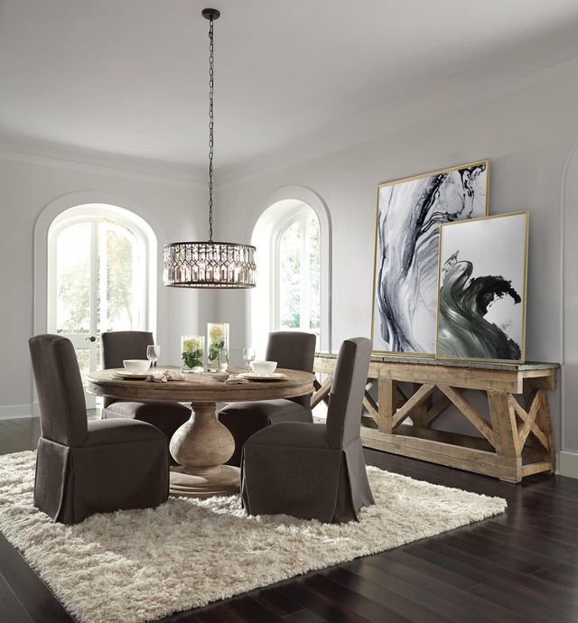Classic Home Baldwin Round Dining Table 3