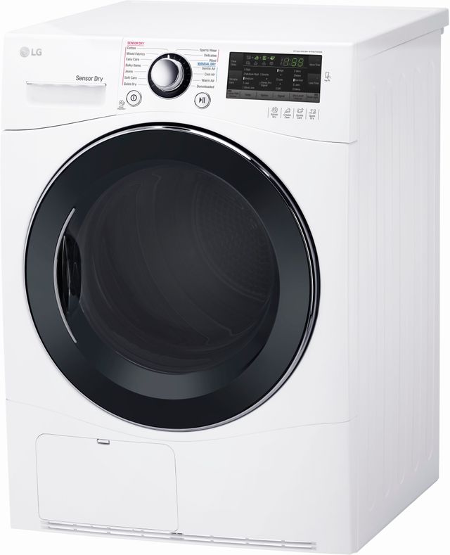 LG 4.2 Cu. Ft. White Front Load Electric Dryer 4