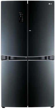 LG 34 Cu. Ft. 4 Door French Door Refrigerator-Luminous Black 0