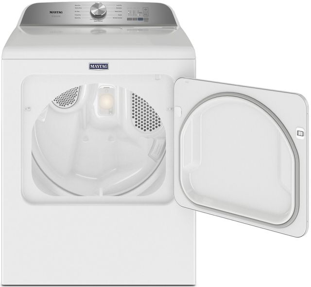 Maytag® Pet Pro System 7.0 Cu. Ft. White Front Load Electric Dryer -2