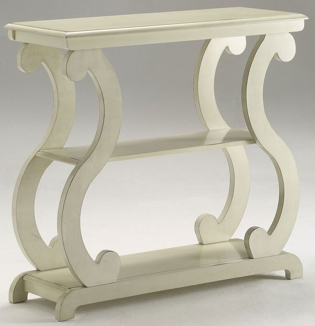 Crown Mark Lucy Ivory Console Table-0