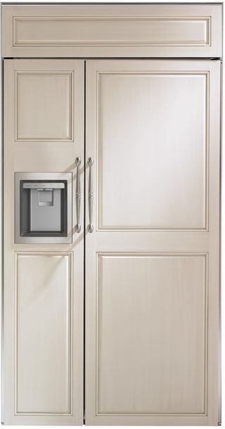 Monogram 24.4 Cu. Ft. Custom Panel Smart Built In Side-by-Side Refrigerator