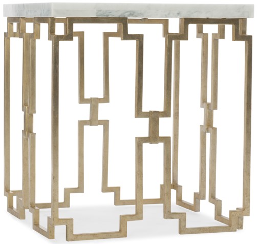 Hooker® Furniture 1687-80 Evermore Gold/Kalala White End Table