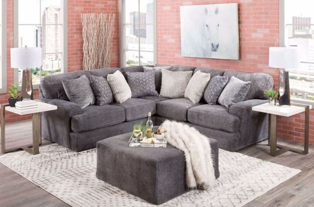 Jackson Furniture Mammoth 2-Piece Smoke Sectional Sofa Set 2