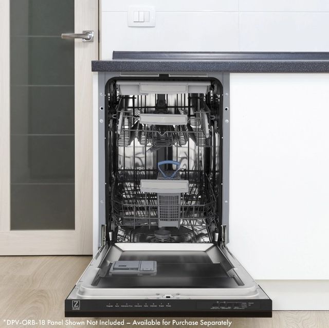 Zline Tallac Series 18" Black Matte Built In Dishwasher 5