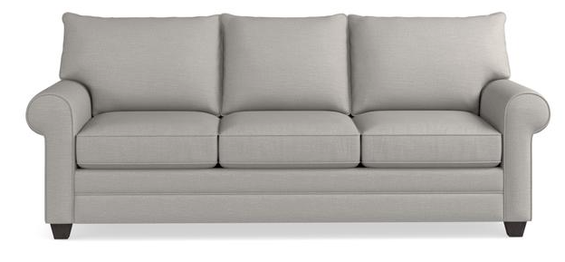 Bassett® Furniture Alexander Gray Roll Arm Sofa