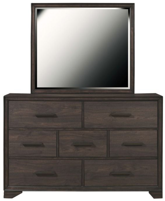 Samuel Lawrence Furniture Granite Falls Brown Youth Bedroom Mirror-1