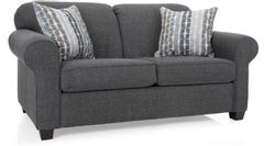 Decor-Rest® Furniture LTD 2455 Grey Double Sofa Sleeper