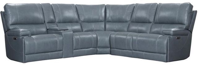 Parker House® Whitman 6-Piece Verona Azure Reclining Sectional Sofa Set 0