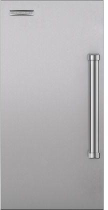 Sub-Zero® 15" Stainless Outdoor Ice Maker Door Panel with Pro Handle