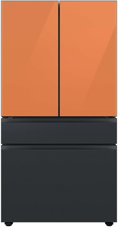 Samsung Bespoke 36" Matte Black Steel French Door Refrigerator Middle Panel 7