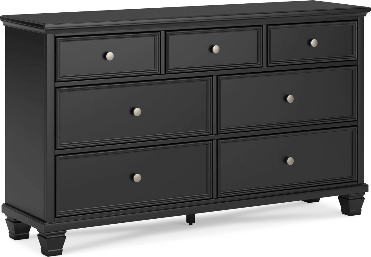 Ashley black chest store of drawers