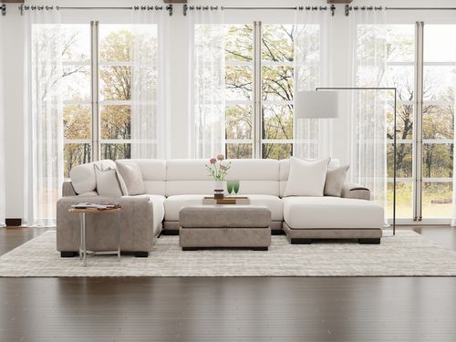 Collins 4 Piece Sectional, Ottoman Free!