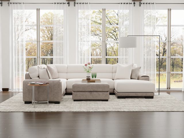 Collins 4 Piece Sectional, Ottoman Free!-0