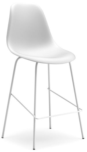 Signature Design by Ashley® Forestead White Counter Height Stool