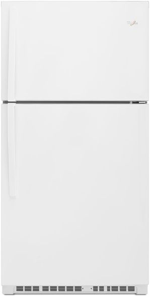 Whirlpool® 21.3 Cu. Ft. White Top Freezer Refrigerator