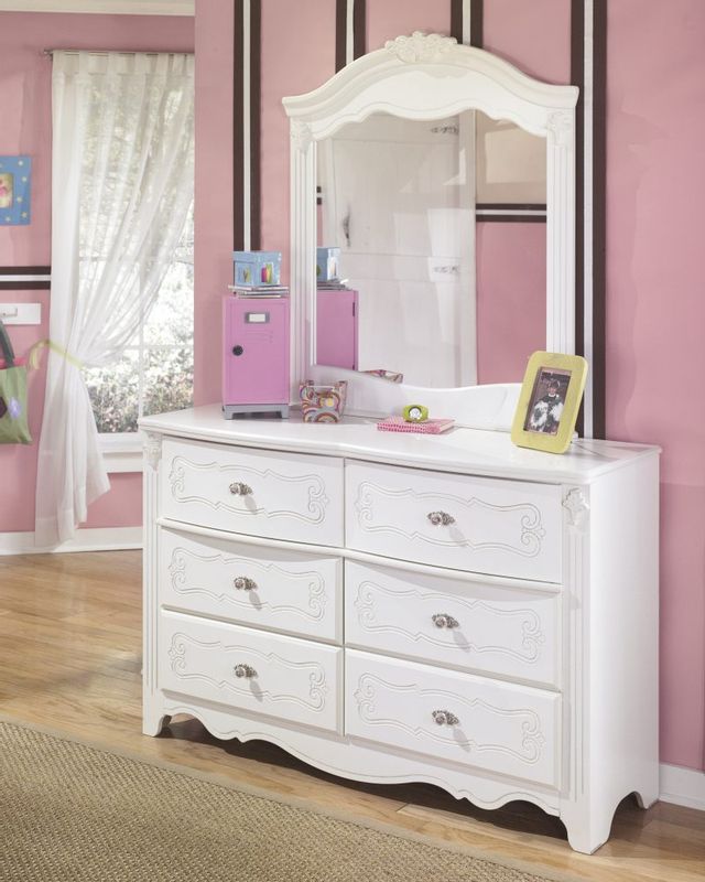 Miroir de chambre à coucher Exquisite, blanc, Signature Design by Ashley® 1