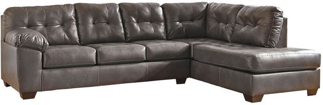 Signature Design by Ashley® Alliston Gray 2 Piece Sectional-0