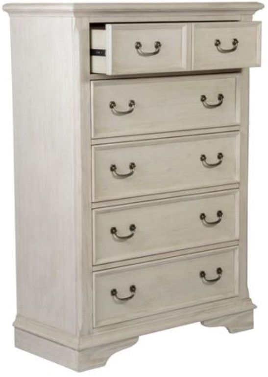 Liberty Bayside Antique White 5 Drawer Chest 3
