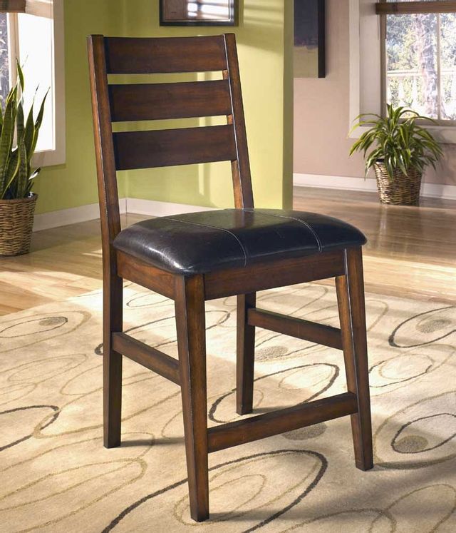 Signature Design by Ashley® Larchmont Warm Brown Counter Height Stool 3