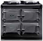 AGA 3-Oven Dual Control Natural Gas Cooker-Pewter