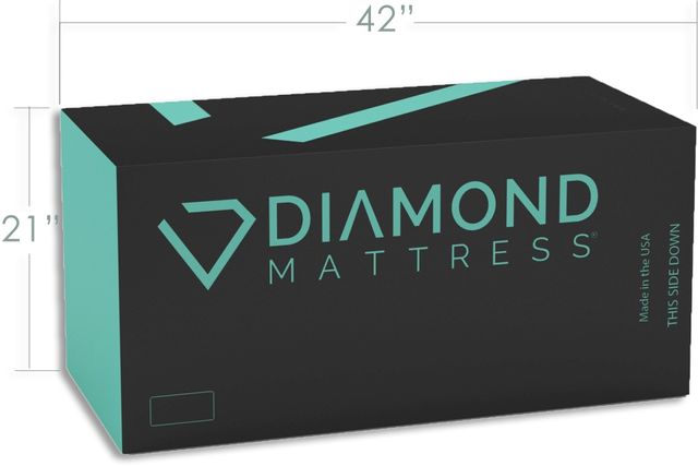 Diamond Mattress­­® 10" Align All Foam Medium Queen Mattress in a Box 21