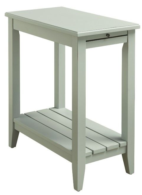 Null Furniture 6618 Cottage Blue Chairside End Table