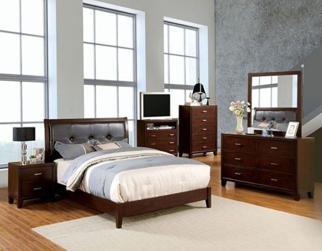 Furniture of America® Enrico I Brown Cherry Dresser 3