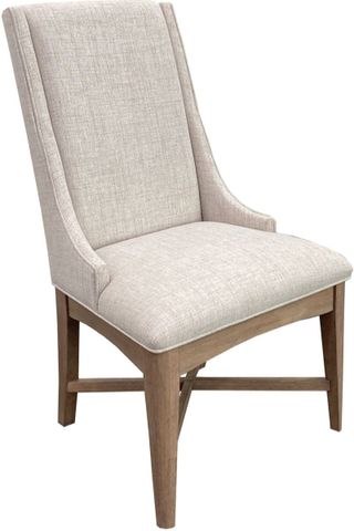 Parker House® Americana Modern Dining 2-Piece Cotton and Weathered Natural Dining Chair Set