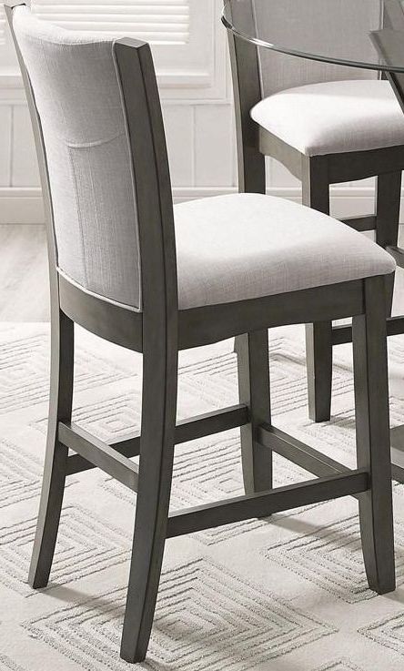 Crown Mark Camelia Gray Counter Dining Side Chair-1