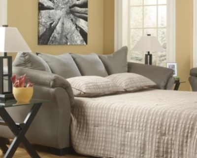 Signature Design by Ashley® Darcy Cobblestone Full Sofa Sleeper 1