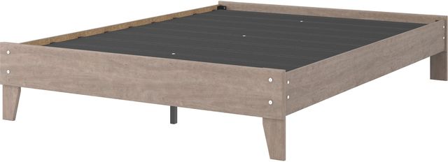 Signature Design by Ashley® Flannia Gray Queen Platform Bed 1