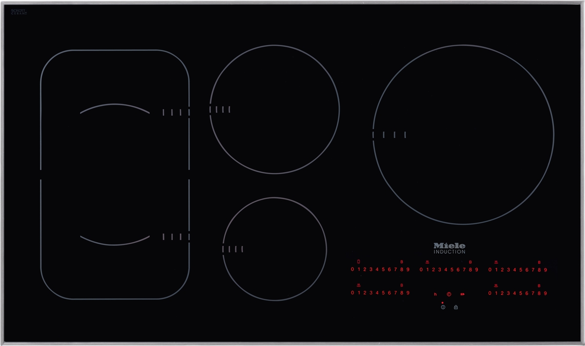 Miele 36" Black Induction Cooktop