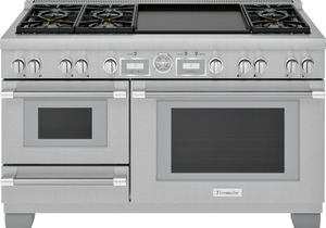 Thermador® Pro Grand® 60" Stainless Steel Pro Style Dual Fuel Range